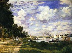 Claude Monet The dock at Argenteuil oil painting picture